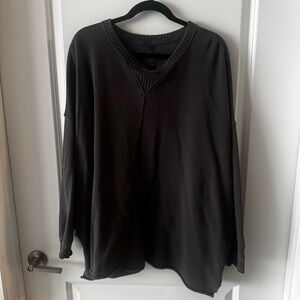 Aerie Dark Grey Oversized Sweater